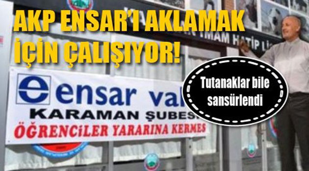TBMM Komisyonu'nda 'Ensar' Skandalı