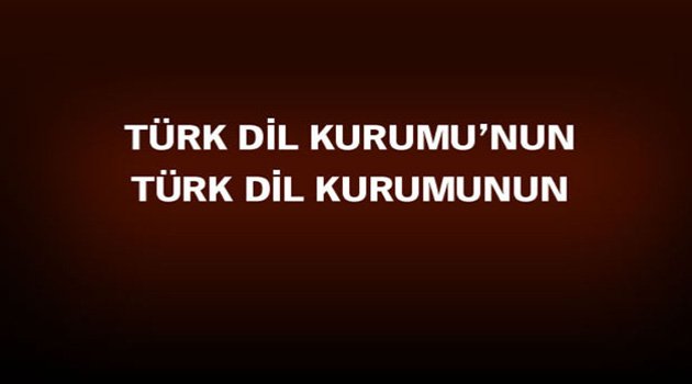 TDK Kesme İşaretini Kaldırdı