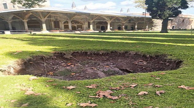 Topkapı Sarayı'nda Korkutan Görüntü