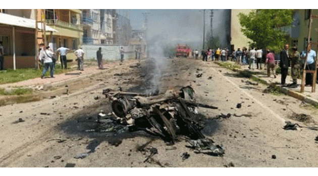 Tunceli'de patlama!