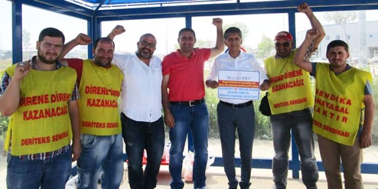 “DERİ İŞÇİLERİ AÇLIĞA TERK EDİLEMEZ”
