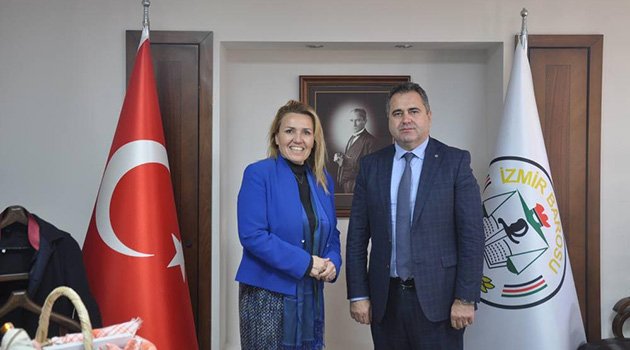 Urla Belediye Başkanı İzmir Barosunu Ziyaret Etti