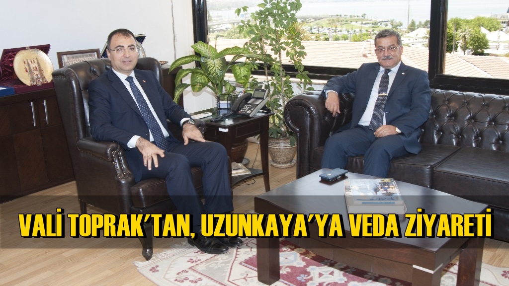 Vali Toprak’tan Uzunkaya’ya Veda Ziyareti