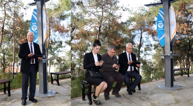 KARABAĞLAR'DA ÜCRETSİZ İNTERNET KEYFİ