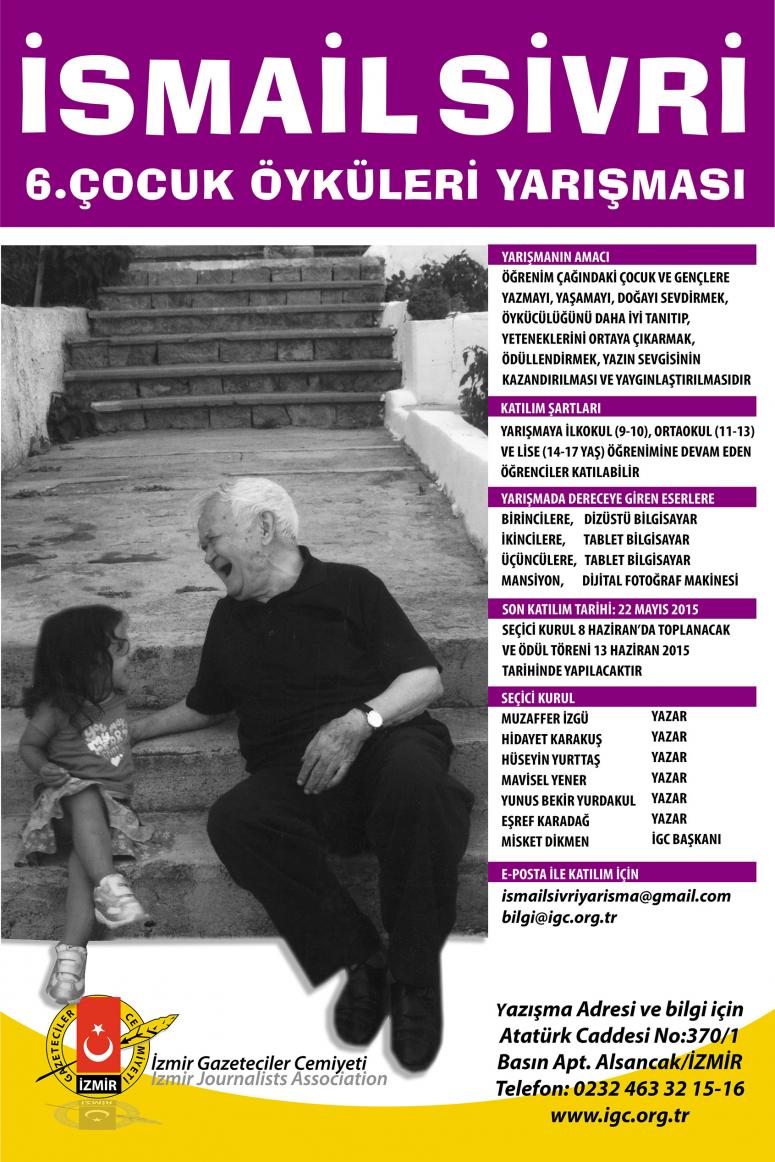 İSMAİL SİVRİ ÇOCUK ÖYKÜLERİ YARIŞMASI’NA BAŞVURULAR BAŞLADI