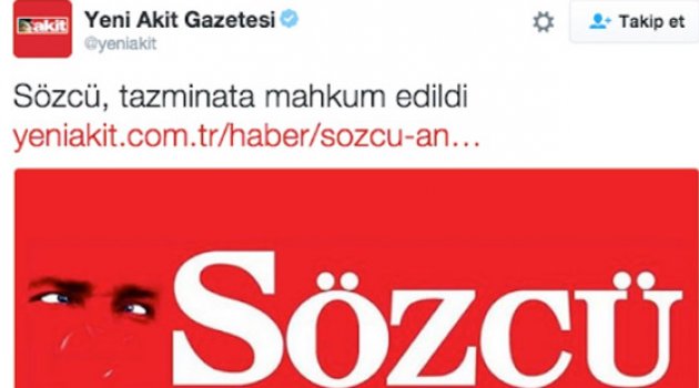 Yeni Akit'ten Atatürk'e Yeni Saygısızlık