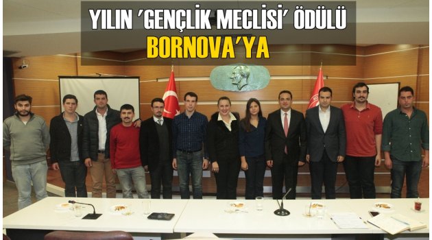 ''Yılın Gençlik Meclisi'' ödülü Bornova'ya