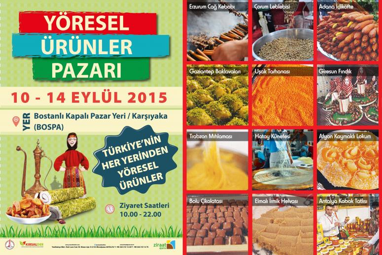 YÖRESEL ÜRÜNLERE İZMİRLİLERDEN YOĞUN İLGİ