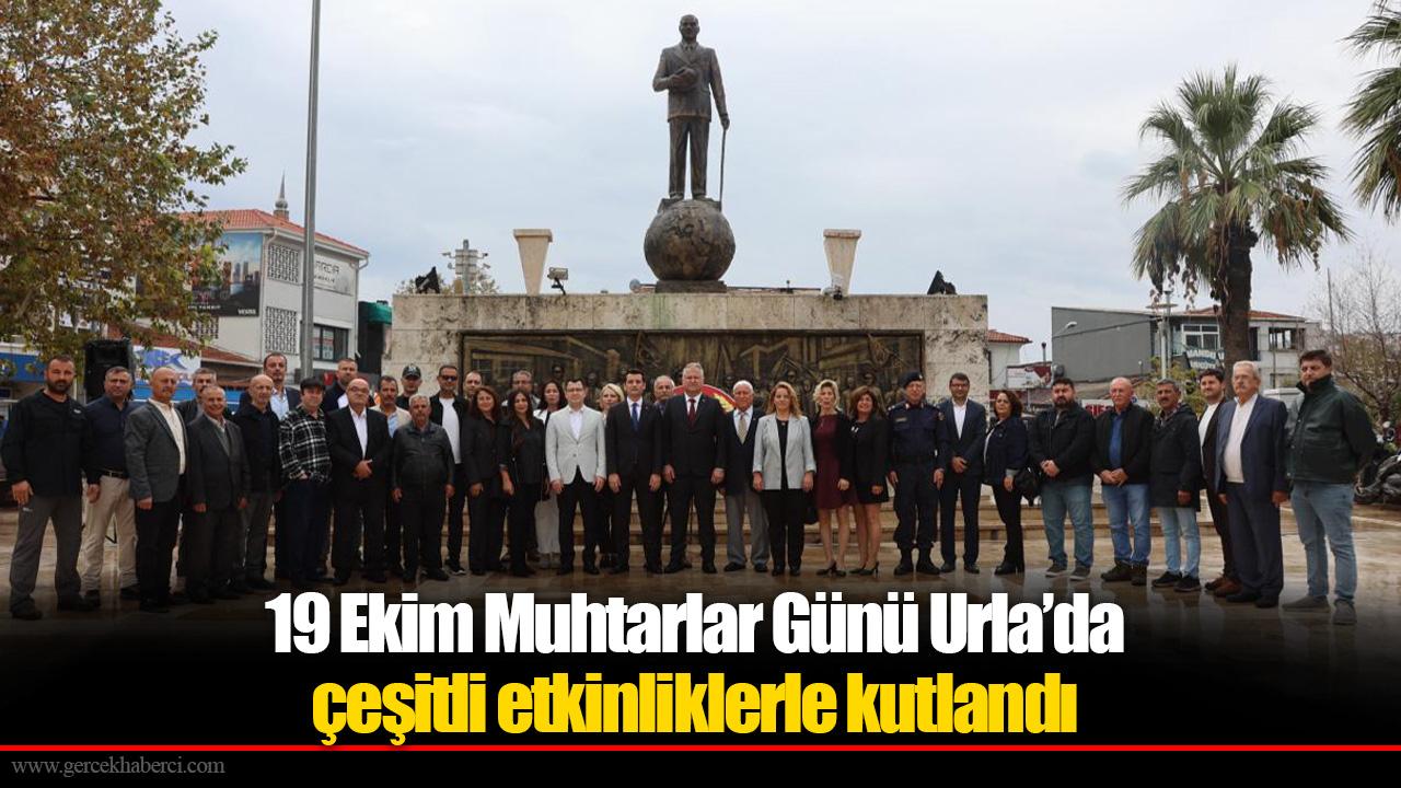 19 Ekim Muhtarlar Günü Urla’da kutlandı