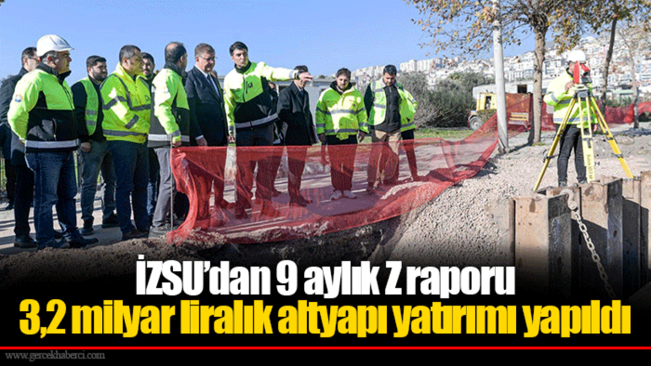 3,2 milyar liralık altyapı yatırımı yapıldı
