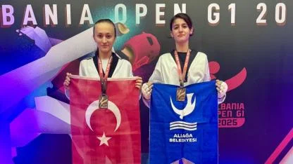 Aliağalı Taekwondocular Tiran'dan 3 Madalya İle Döndü