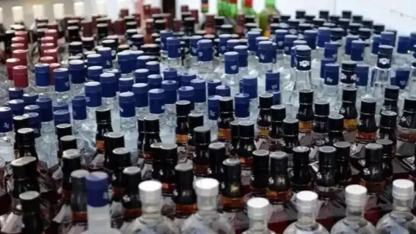 Antalya'da 400 litre kaçak ve sahte içki ele geçirildi