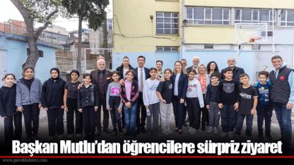 Başkan Mutlu’dan öğrencilere sürpriz ziyaret
