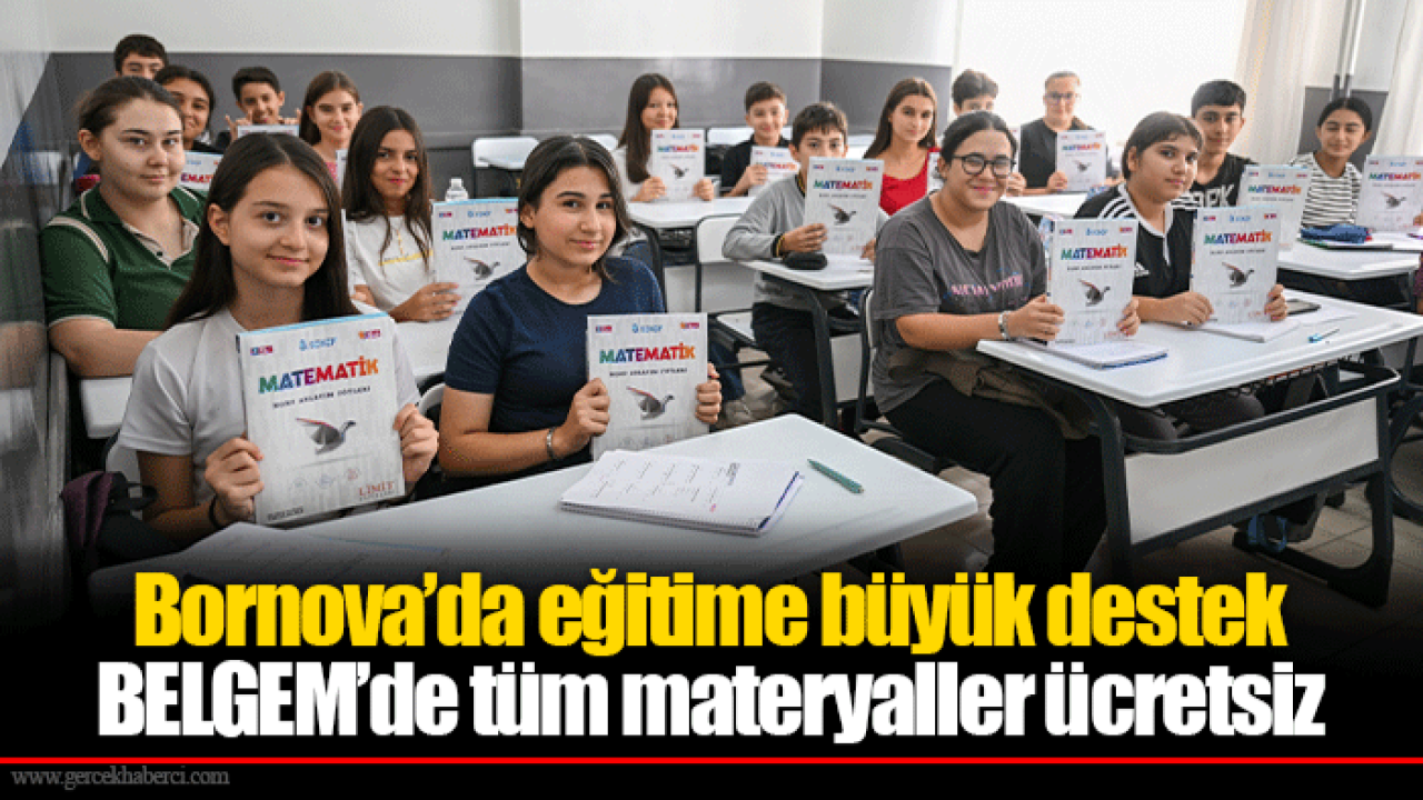 Bornova’da eğitime büyük destek