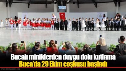 Bucalı miniklerden duygu dolu kutlama