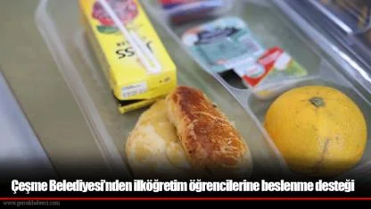 Çeşme Belediyesi’nden ilköğretim öğrencilerine beslenme desteği
