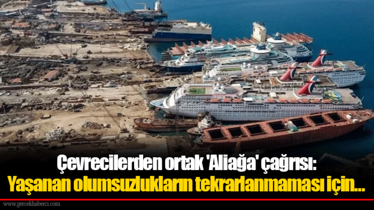 Çevrecilerden ortak &#039;Aliağa&#039; çağrısı: Yaşanan olumsuzlukların tekrarlanmaması için…