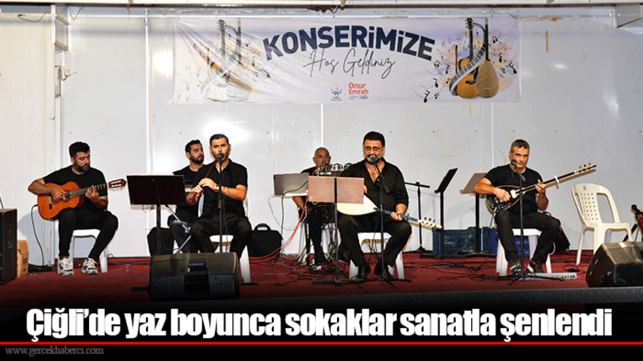 Çiğli’de yaz boyunca sokaklar sanatla şenlendi