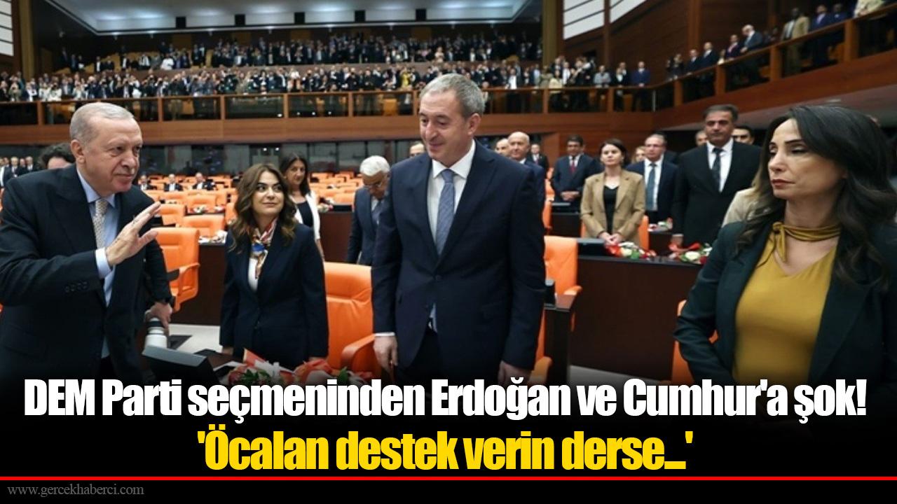 DEM Parti seçmeninden Erdoğan ve Cumhur&#039;a şok! &#039;Öcalan destek verin derse...&#039;