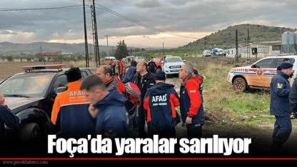 Foça’da yaralar sarılıyor