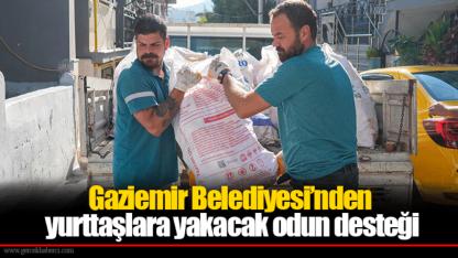 Gaziemir Belediyesi’nden yurttaşlara yakacak odun desteği