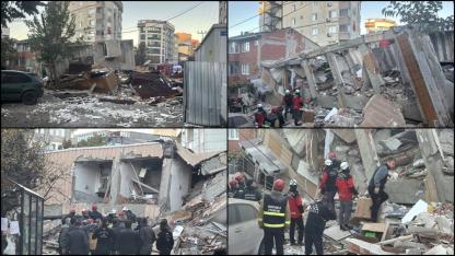 Gebze'de 6 katlı bina çöktü: 5 kişi enkaz altında!