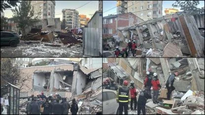 Gebze'de 6 katlı bina çöktü: 5 kişi enkaz altında!