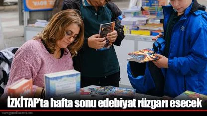İZKİTAP’ta hafta sonu edebiyat rüzgarı esecek
