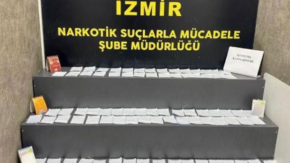 İzmir otobüs terminalinde 50 bin içimlik bonzai ele geçirildi