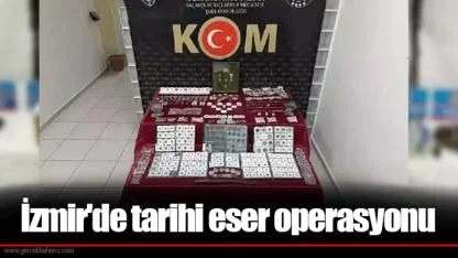 İzmir'de tarihi eser operasyonu