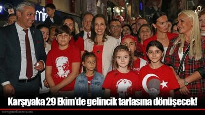 Karşıyaka 29 Ekim’de gelincik tarlasına dönüşecek!