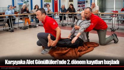 Karşıyaka Afet Gönüllüleri’nde 2. dönem kayıtları başladı