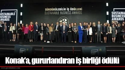 Konak’a, gururlandıran iş birliği ödülü