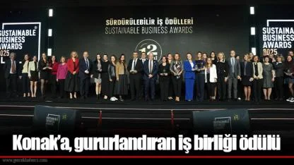 Konak’a, gururlandıran iş birliği ödülü