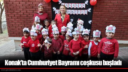 Konak’ta Cumhuriyet Bayramı coşkusu başladı