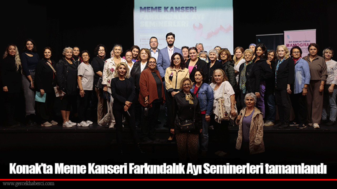 Konak’ta Meme Kanseri Farkındalık Ayı Seminerleri tamamlandı