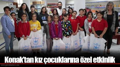 Konak’tan kız çocuklarına özel etkinlik