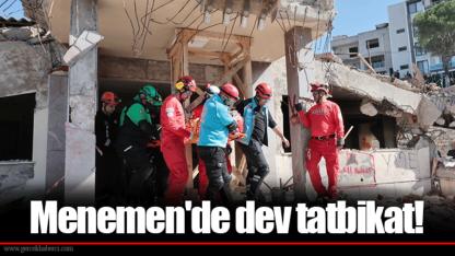 Menemen'de dev tatbikat!