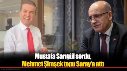 Mustafa Sarıgül sordu, Mehmet Şimşek topu Saray'a attı