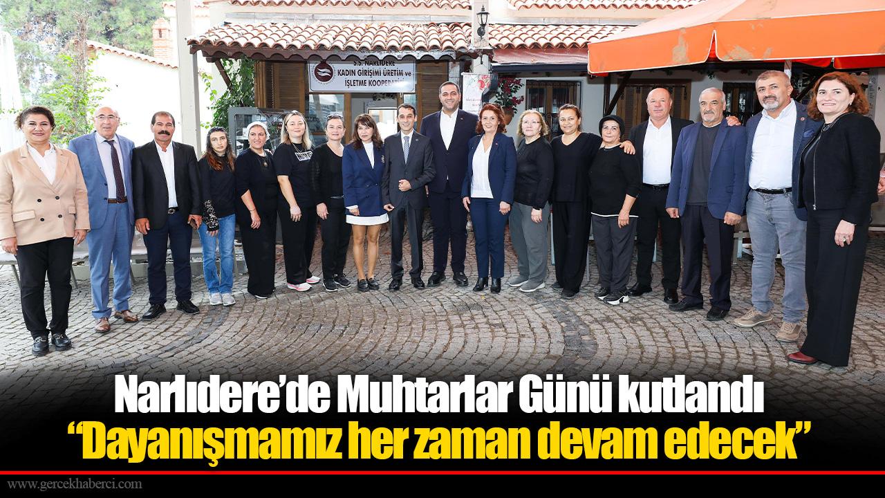 Narlıdere’de Muhtarlar Günü kutlandı