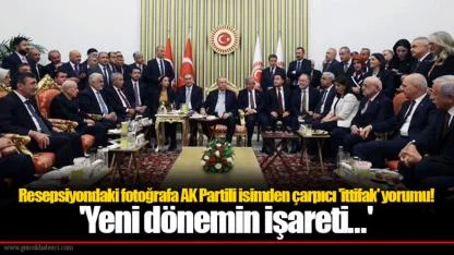 Resepsiyondaki fotoğrafa AK Partili isimden çarpıcı 'ittifak' yorumu! 'Yeni dönemin işareti...'