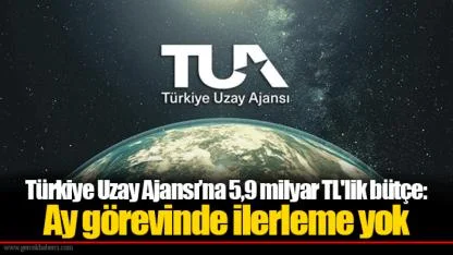 Türkiye Uzay Ajansı’na 5,9 milyar TL'lik bütçe: Ay görevinde ilerleme yok