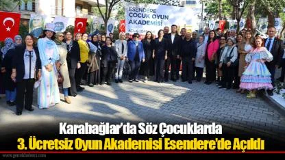 3. Ücretsiz Oyun Akademisi Esendere’de Açıldı