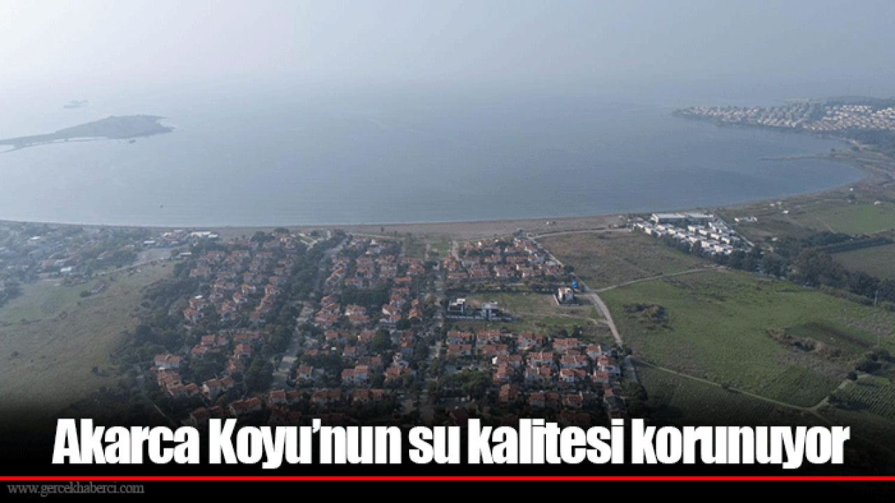 Akarca Koyu’nun su kalitesi korunuyor