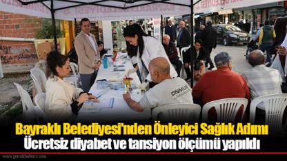 Bayraklı Belediyesi'nden Önleyici Sağlık Adımı