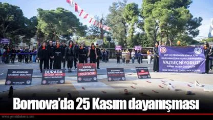 Bornova’da 25 Kasım dayanışması