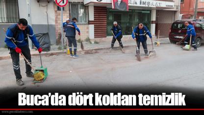 Buca’da dört koldan temizlik