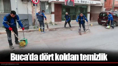 Buca’da dört koldan temizlik