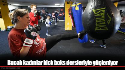 Bucalı kadınlar kick boks dersleriyle güçleniyor
