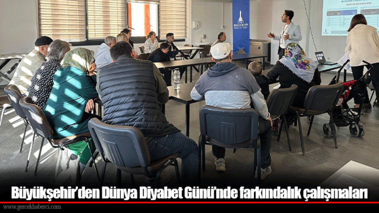 Büyükşehir’den Dünya Diyabet Günü’nde farkındalık çalışmaları